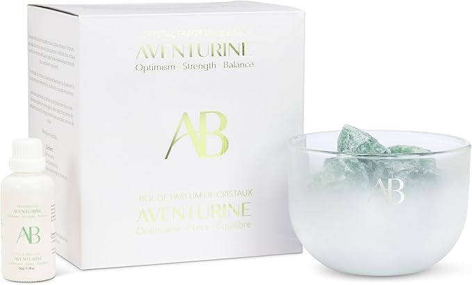 Aventurine Crystal Fragrance Bowl