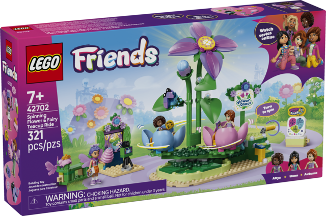 Lego 42702 Spinning Flower & Fairy Teacup Ride