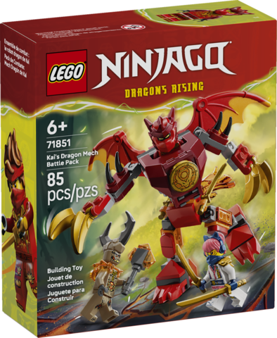 Lego 71851 Kai's Dragon Mech Battle Pack