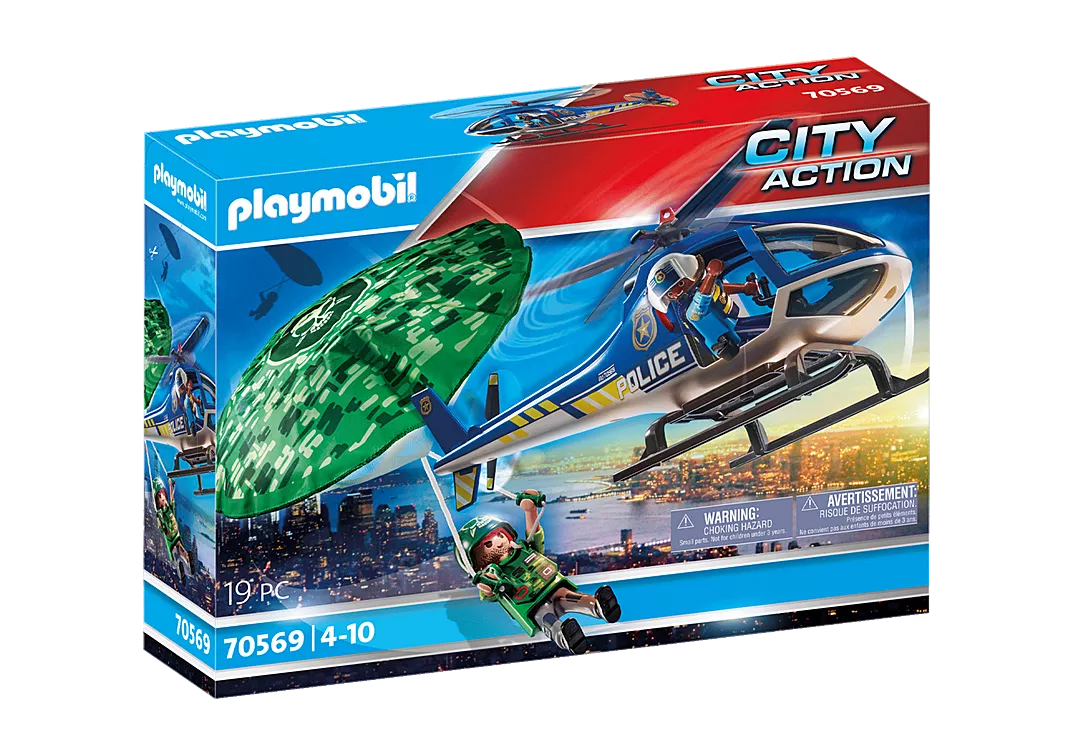 Playmobile Police Parachute Search 70569
