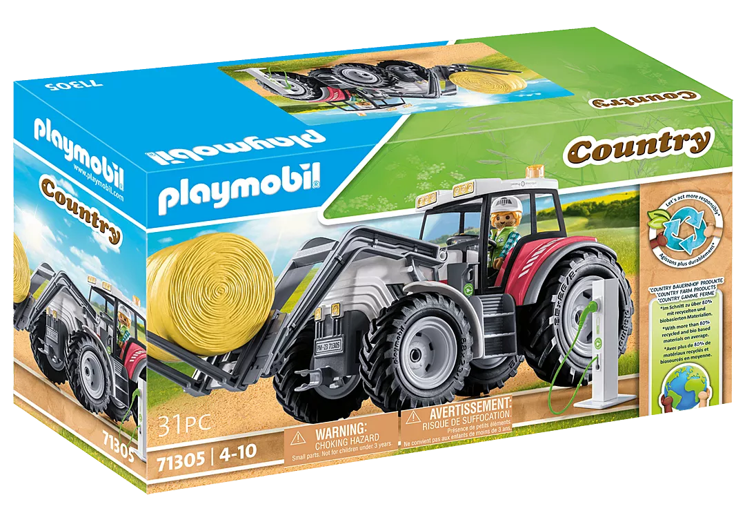 Playmobile Large Tractor with Accessories 71305