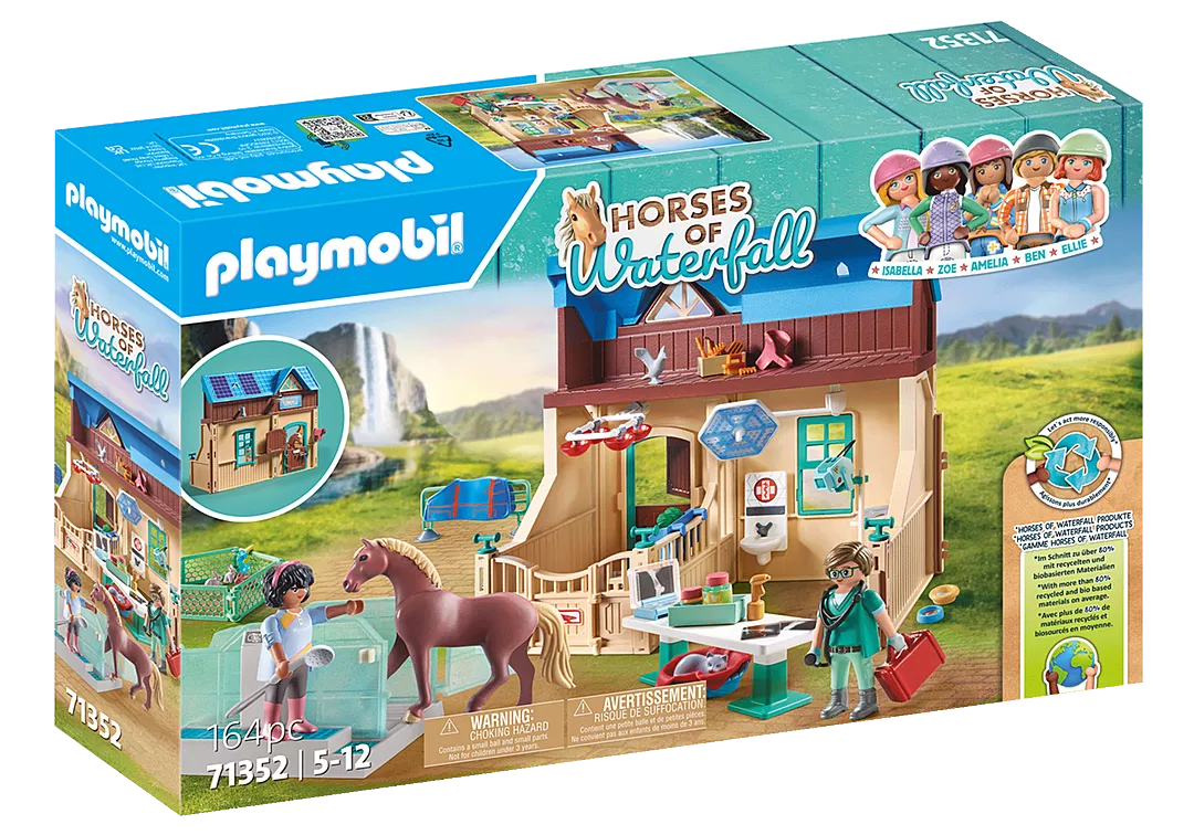 Playmobile Riding Therapy and Veterinary Practice 71352