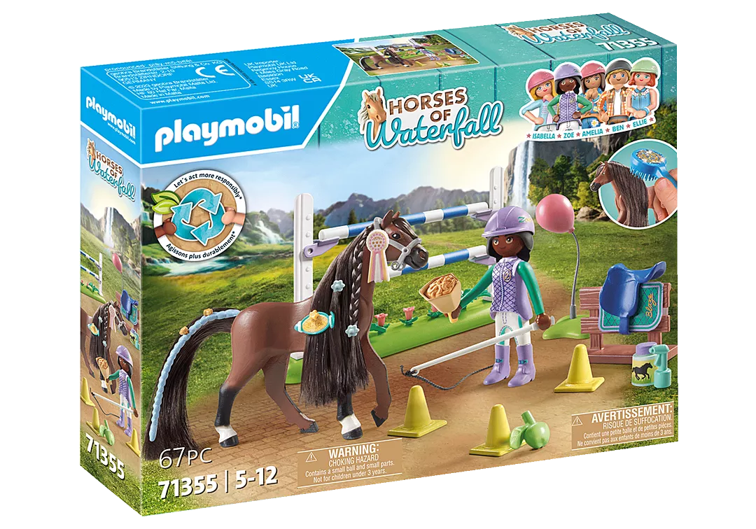 Playmobile Jumping Arena with Zoe and Blaze 71355