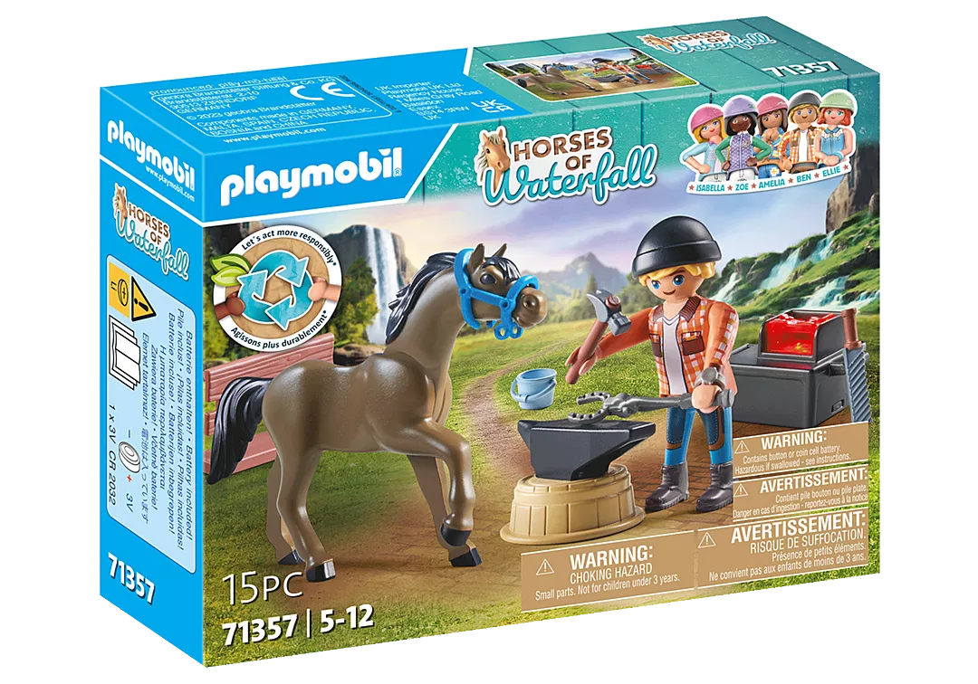 Playmobile Farrier Ben and Achilles 71357