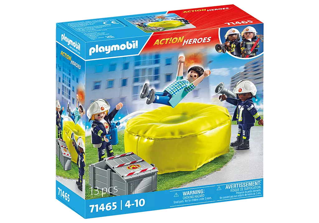 Playmobile Firefighter with air pillow 71465