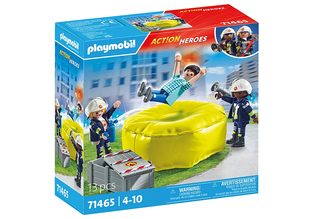 Playmobile Firefighter with air pillow 71465