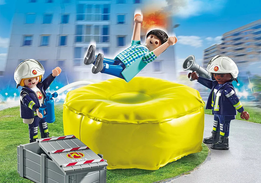 Playmobile Firefighter with air pillow 71465