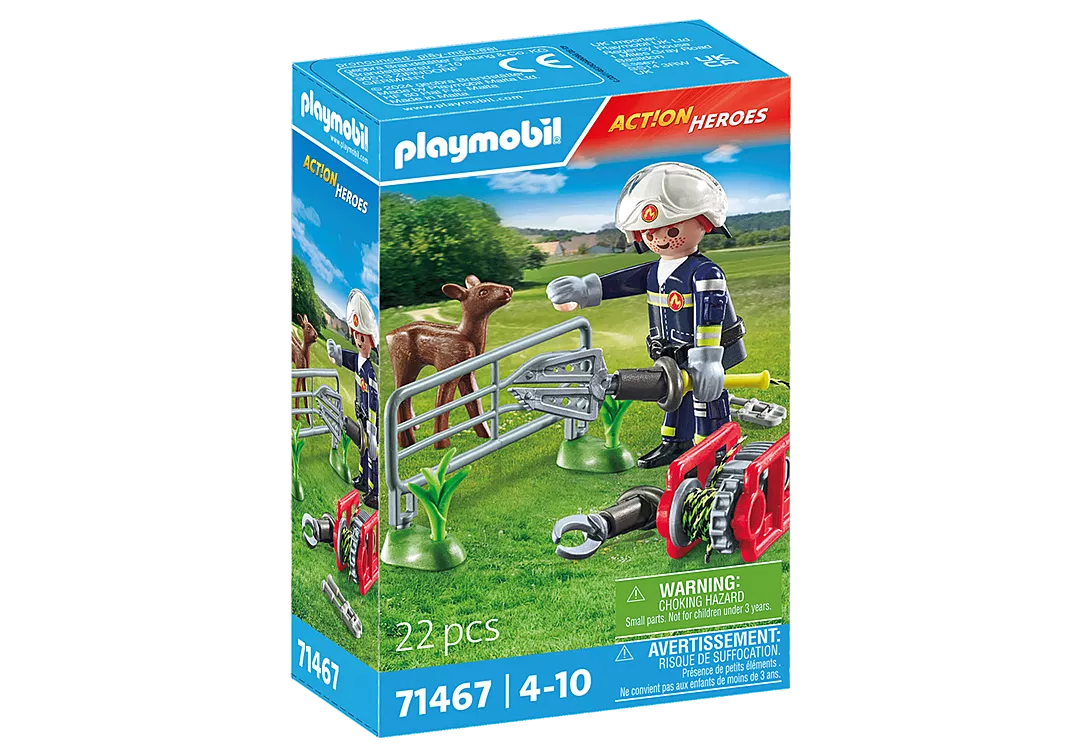 Playmobile Firefighters Animal Rescue 71467