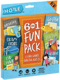 HOYLE - 6-in-1 FUNPACK (Crazy8/Go Fish/OldMaid/SlapJack/Memory/Matching)