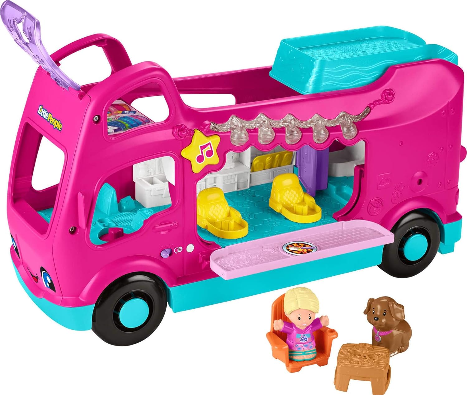 FISHER PRICE - LITTLE PEOPLE - BARBIE DREAM CAMPER