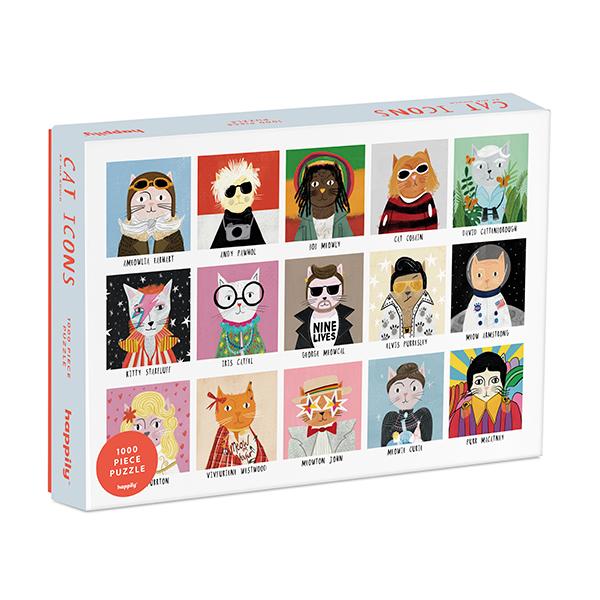 Happily Puzzle- Cat Icons 1000pc