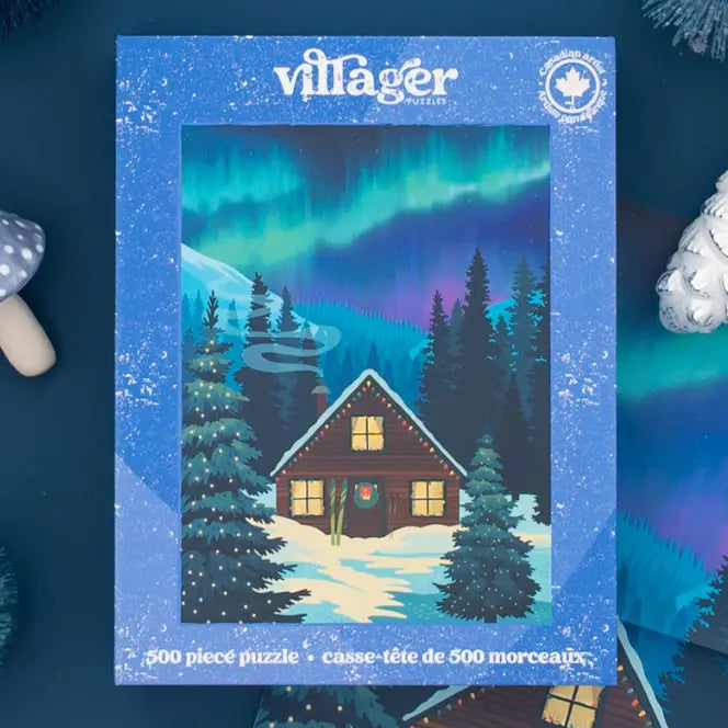 Northern Cabin | 500-Piece Puzzle | Designed in Canada