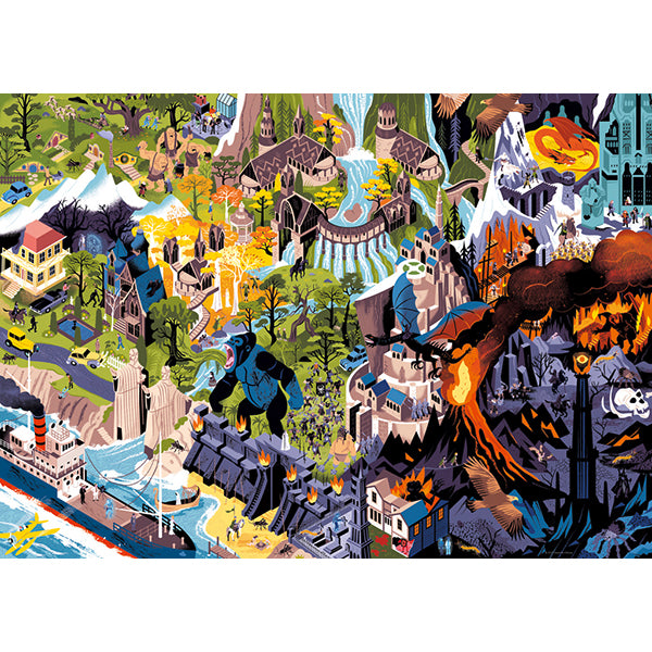Movie Masters Puzzle- Peter Jackson Films 1000pc