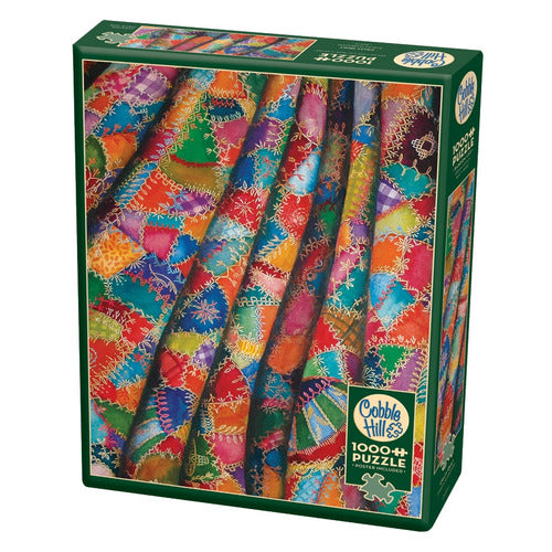 Cobble Hill Puzzle- Crazy Quilt 1000pc