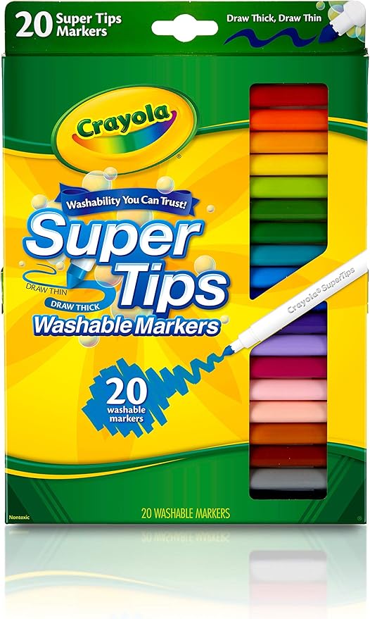 Crayola 20 Super Tip Markers