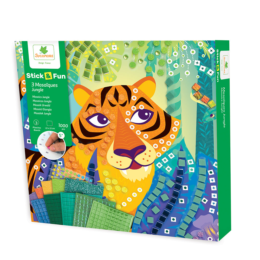Stick & Fun : Jungle Mosaics