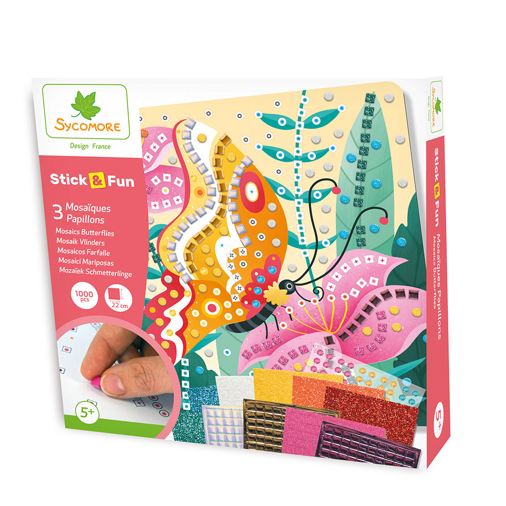 Sticker Fun : Butterfly Mosaics