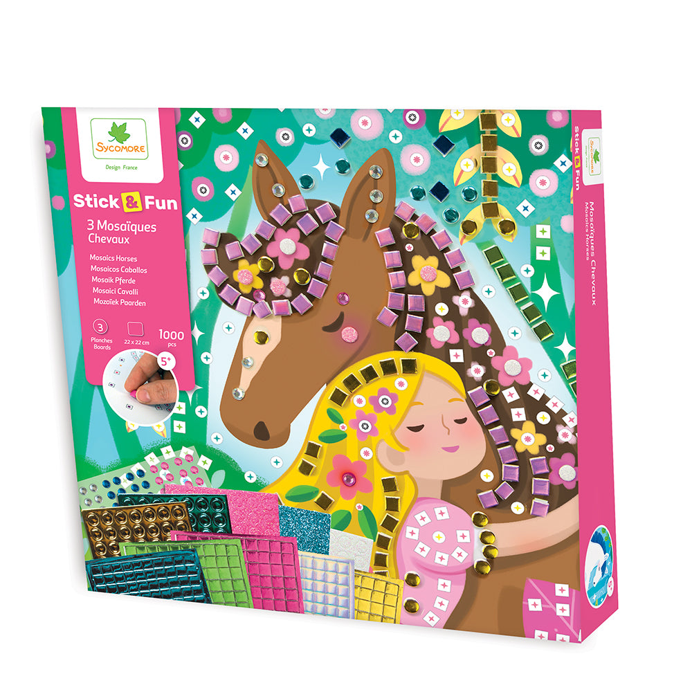 Stick & Fun : Horses Mosaics