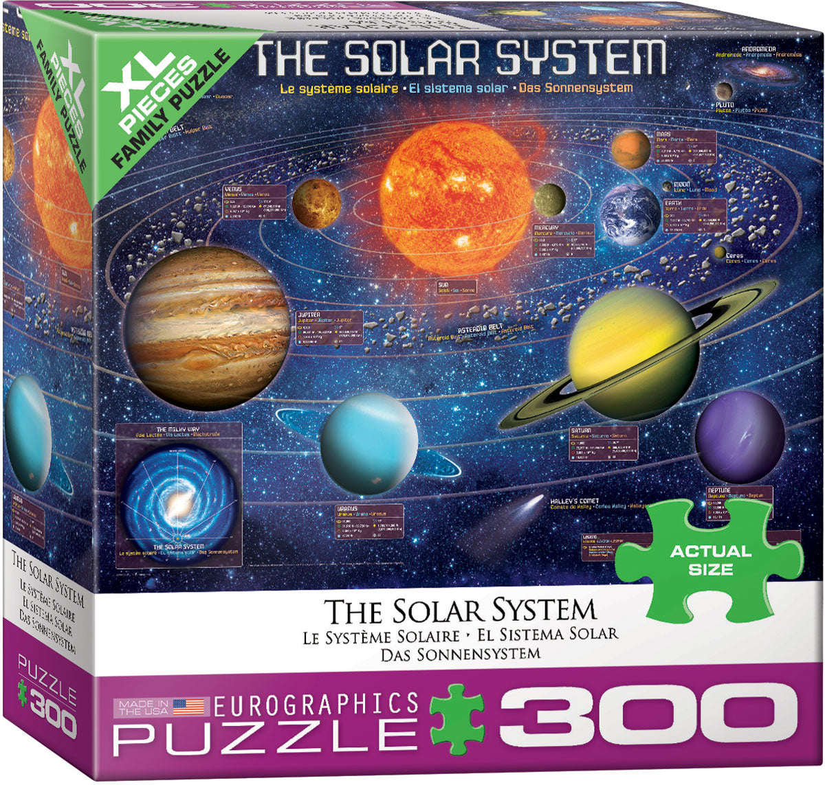 Eurographics Puzzle- The Solar System 300pc