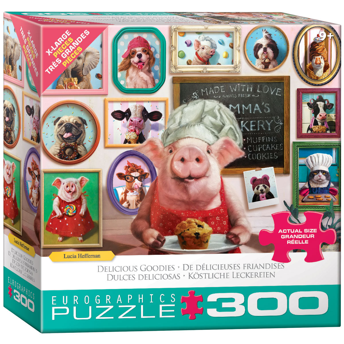 Eurographics Puzzle - Delicious Goodies by Heffernan-300pc