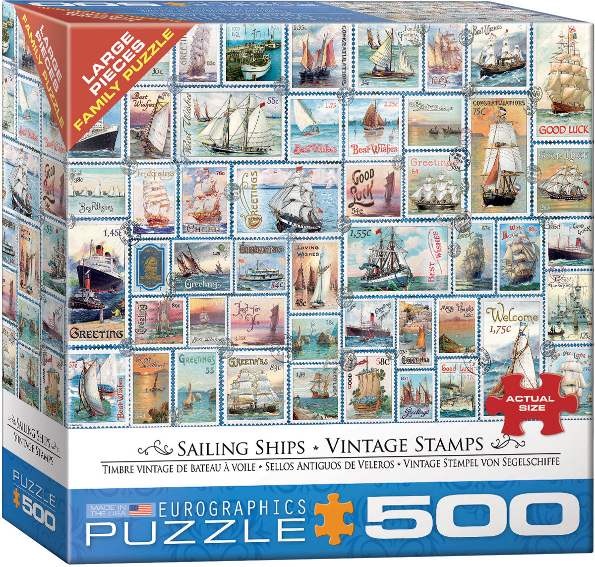 Eurographics Puzzle -  Sailing Ships 500pc