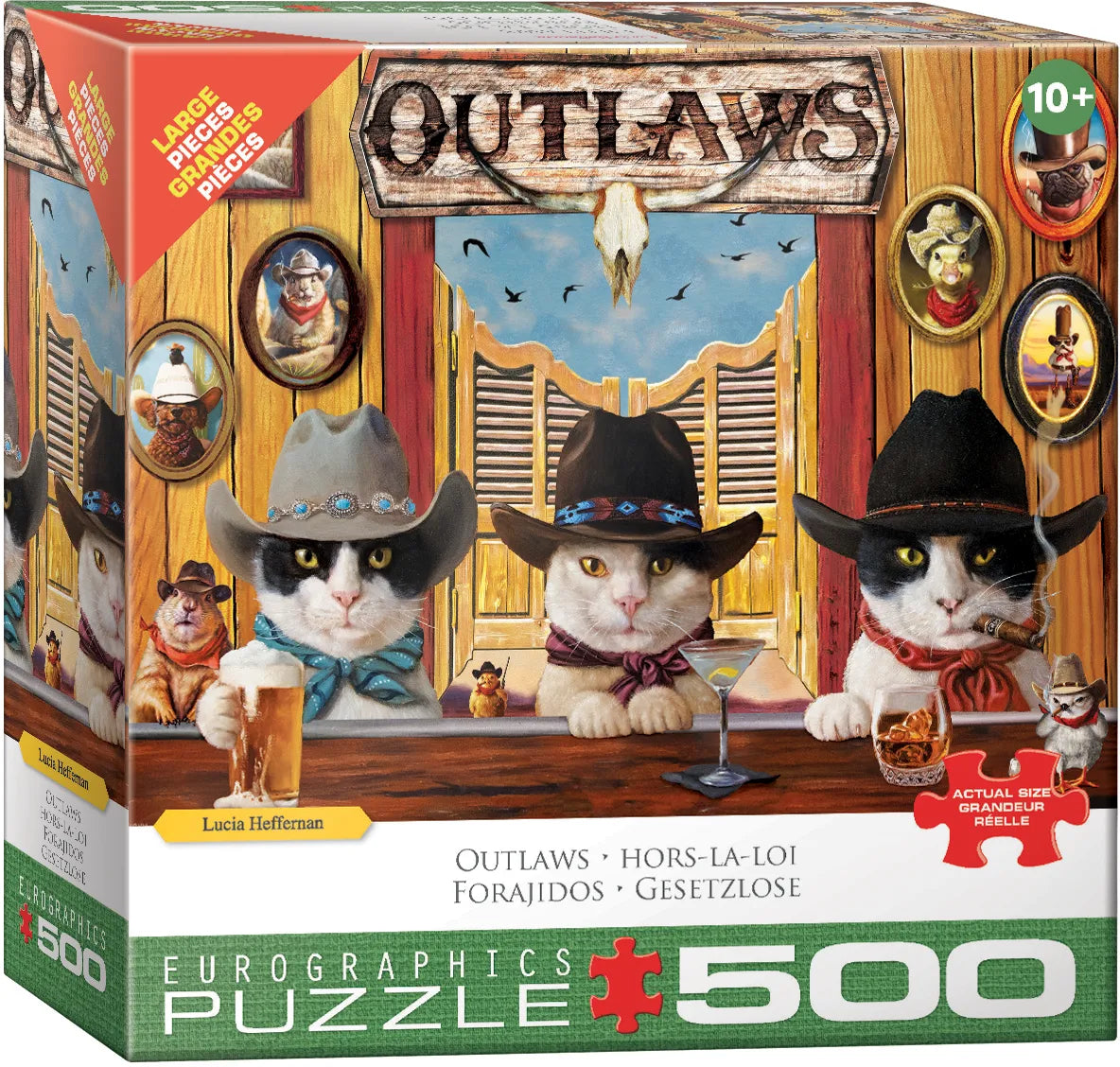 Eurographics Puzzle- Outlaws 500pc