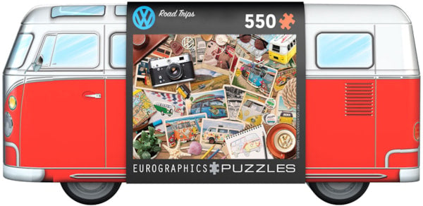 Eurographics Puzzle- VW - Road Trips Shaped Tin 550pc