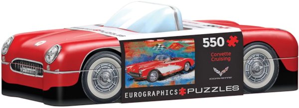 Eurographics Puzzle- Corvette Cruising Tin 550pc