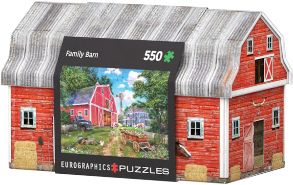 Eurographics Puzzle- Family Barn Tin 550pc