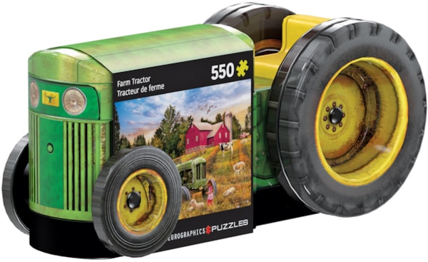 Eurographics Puzzle- Tractor Tin 550pc