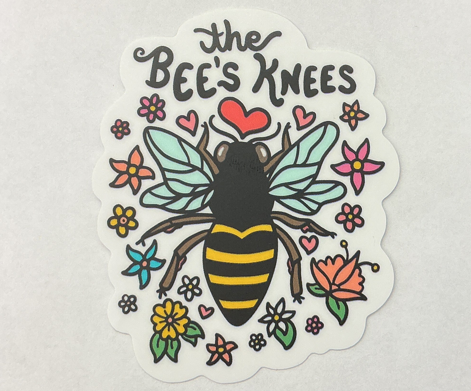 The Bee’s Knees- Vinyl Sticker