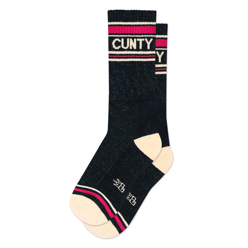 Gumball Poodle "Cunty" Gym Crew Socks