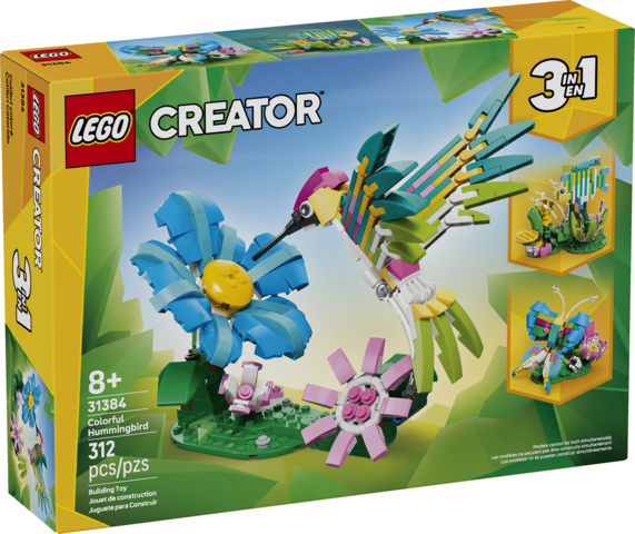 Lego 31384 Wild Animals: Colourful Hummingbird
