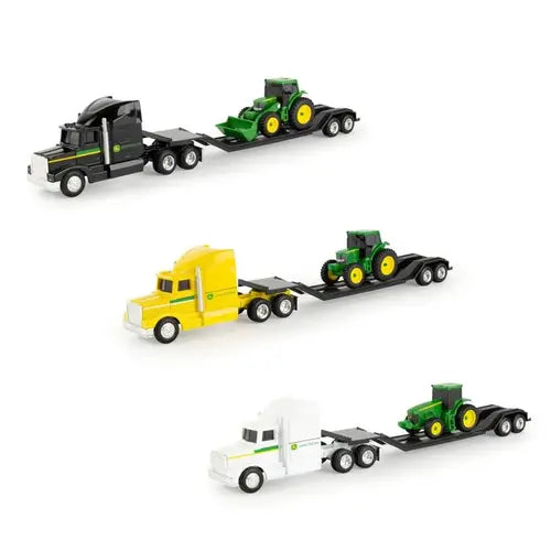 John Deere 1:64 Semi with Trailer and Tractor