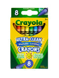 Crayola Ultra-Clean Washable Crayons, 8 Count
