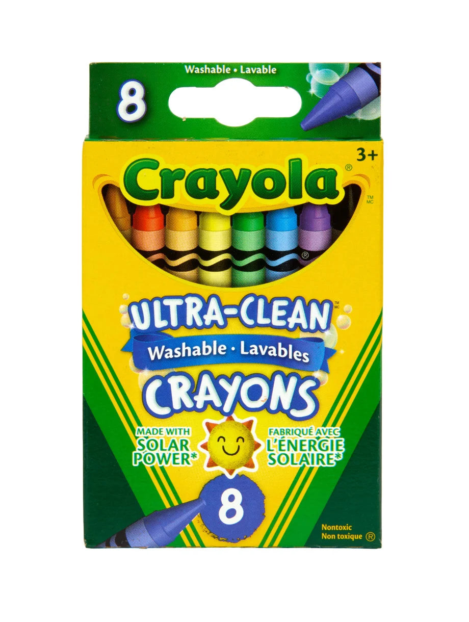 Crayola Ultra-Clean Washable Crayons, 8 Count
