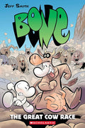 The Great Cow Race: A Graphic Novel (BONE #2) cover image