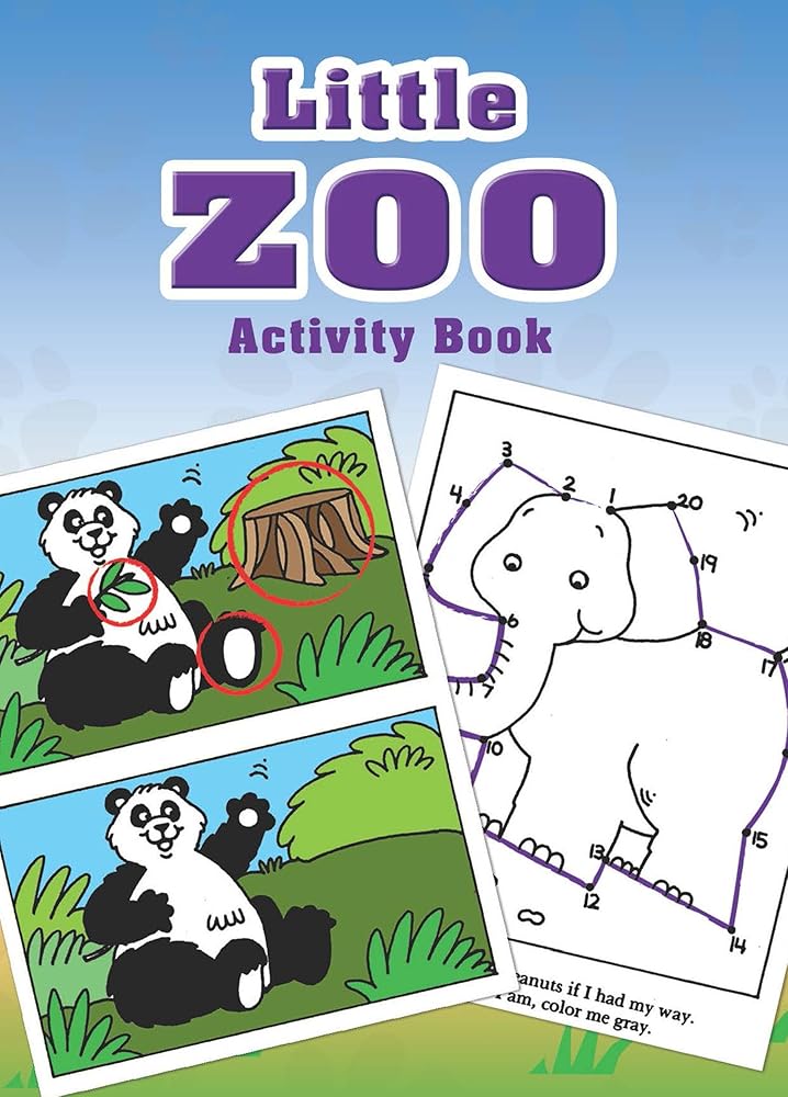 Little Zoo Activity Book (Dover Little Activity Books: Animals) cover image