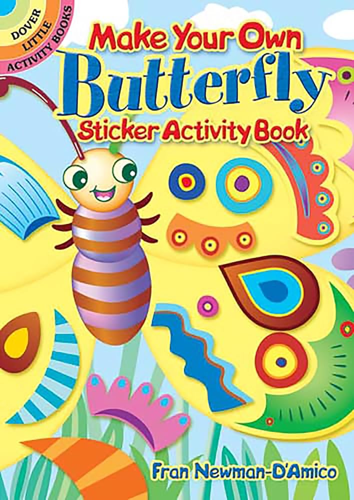 Make Your Own Butterfly Sticker Activity Book (Dover Little Activity Books: Insects) cover image