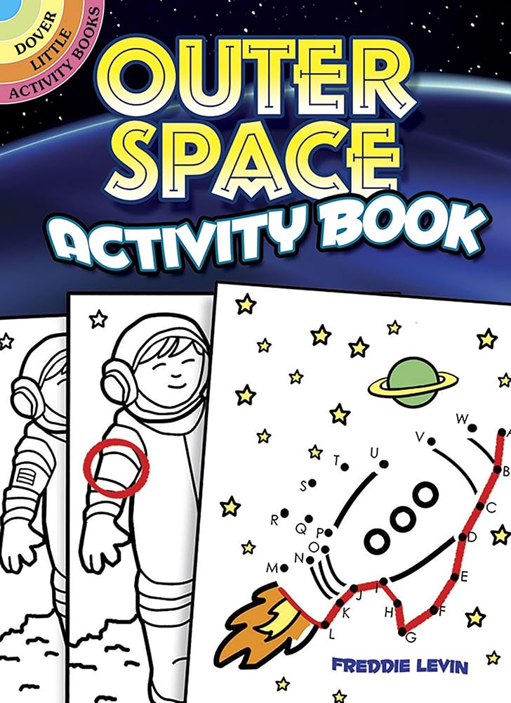 Outer Space Activity Book (Dover Little Activity Books: Nature) cover image