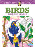 Creative Haven Birds Color by Number Coloring Book (Adult Coloring Books: Animals) cover image