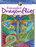 Creative Haven Entangled Dragonflies Coloring Book (Adult Coloring Books: Insects) cover image