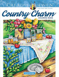 Creative Haven Country Charm Coloring Book cover image