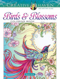 Creative Haven Birds and Blossoms Coloring Book (Adult Coloring Books: Animals) cover image