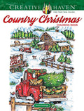 Creative Haven Country Christmas Coloring Book cover image