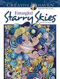 Creative Haven Entangled Starry Skies Coloring Book (Adult Coloring Books: Nature) cover image