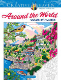 Creative Haven Around the World Color by Number (Adult Coloring Books: World &amp; Travel) cover image