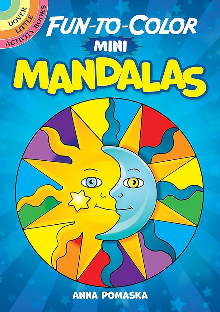 Fun-to-Color Mini Mandalas (Dover Little Activity Books: Art & Desig) cover image