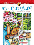 Creative Haven It's a Cat's World! Coloring Book (Adult Coloring Books: Pets) cover image