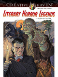 Creative Haven Literary Horror Legends Coloring Book (Adult Coloring Books: Literature) cover image
